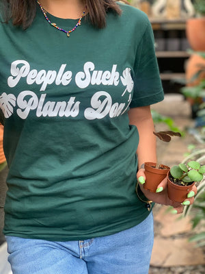 People Suck Plants Don't Unisex T-shirt